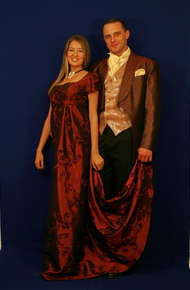 Женский  и мужской костюмы в стиле апир
