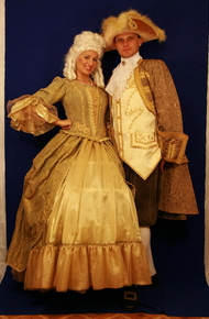 Женский и мужской костюмы в стиле барокко