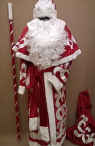 Костюм Деда Мороза с орнаментом